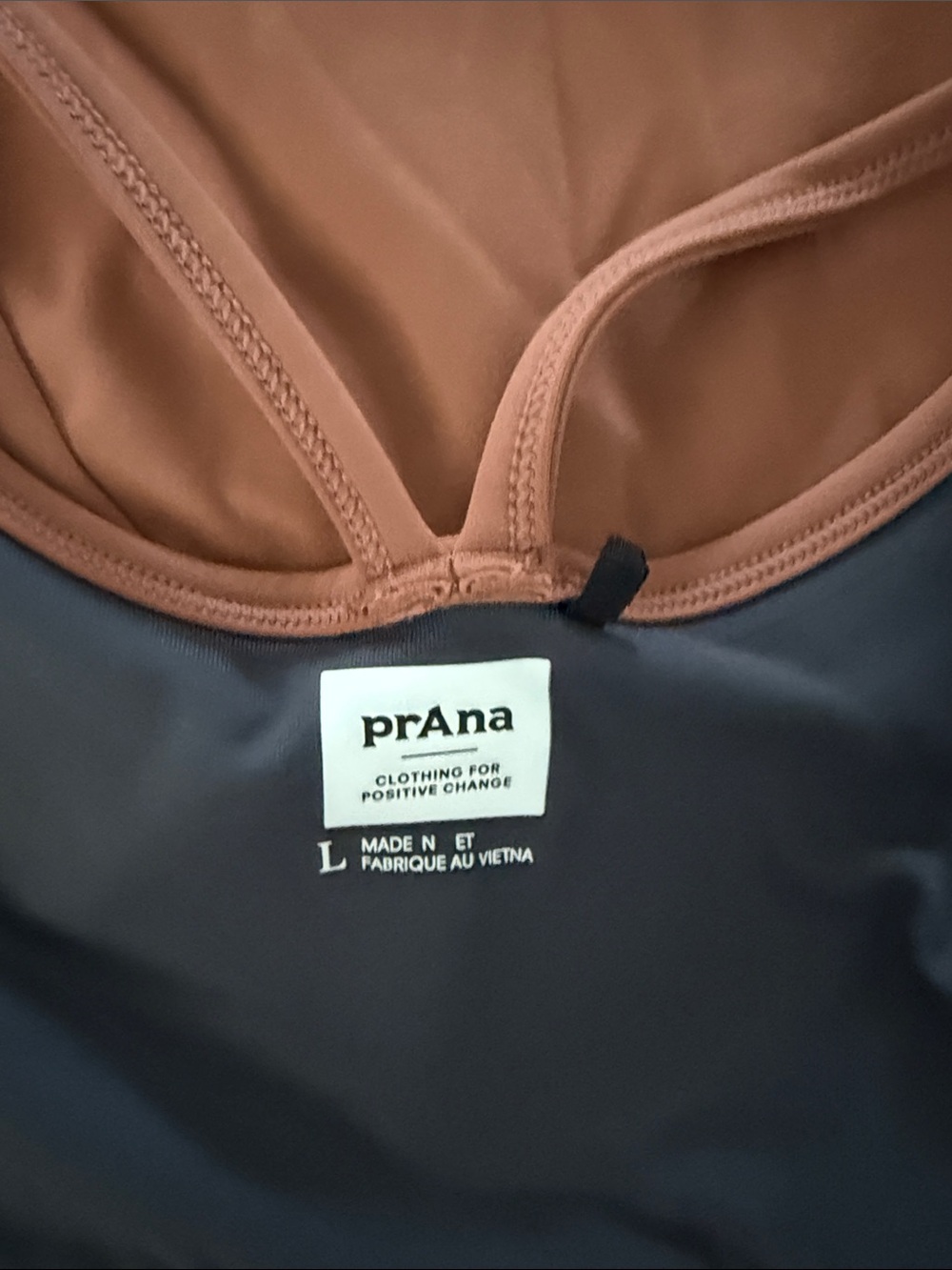 prAna - Railay High Low Dress Athletic Dress in rust color women size L like new - Picture 9 of 9